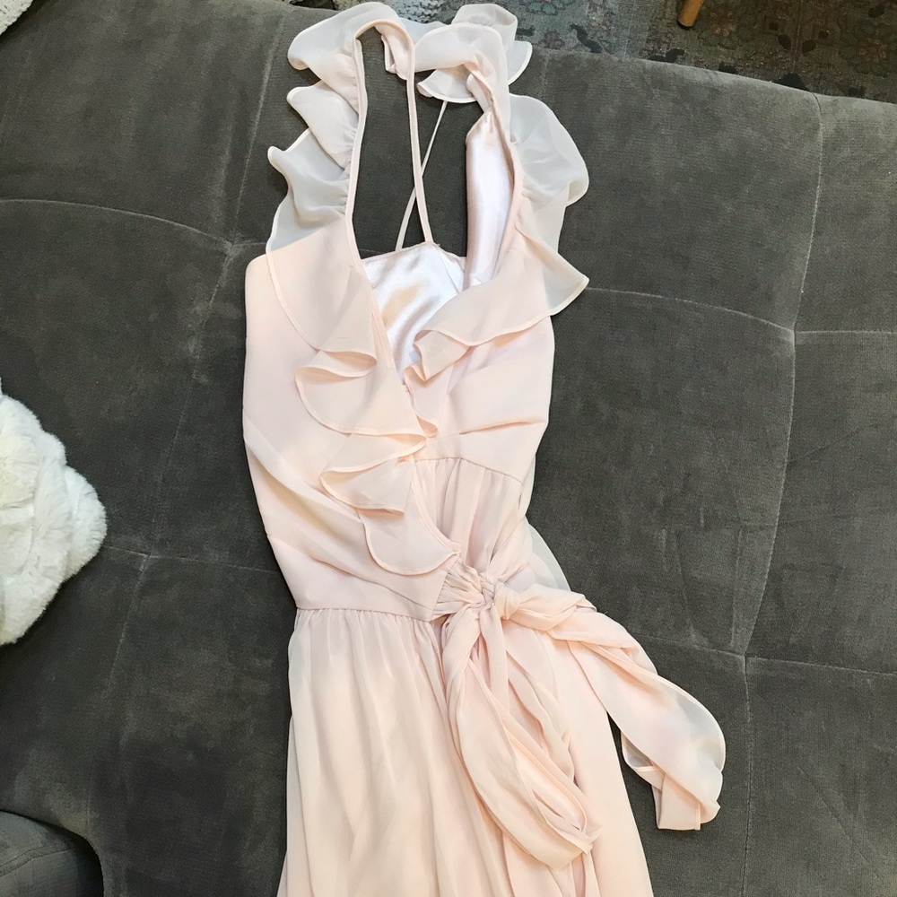 Ceremony by Joanna August - Blush Pink Wrap Dress